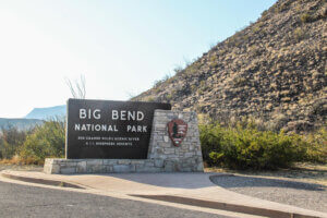 Eingang zum Big Bend Nationalpark
