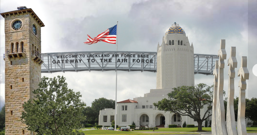 Lackland Air Force Base in San Antonio, Texas