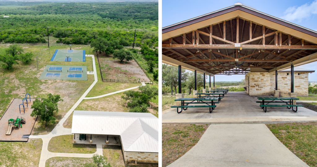Hunters Ranch Community Amenities - Tennis Courts, Covered Pavillion and Playground